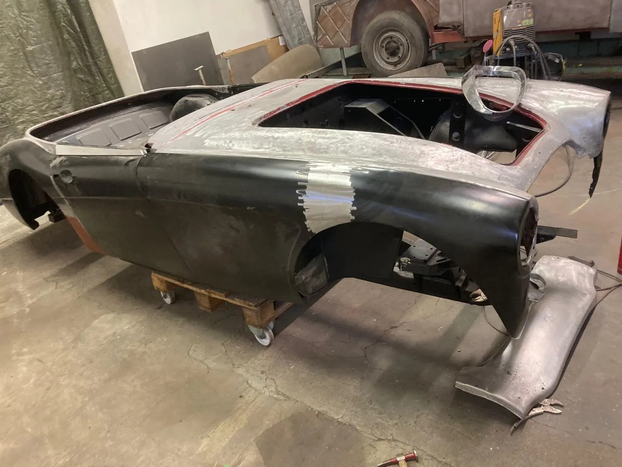 Austin Healey 3000 MKII 1962 Restaurierung vor der Restaurierung