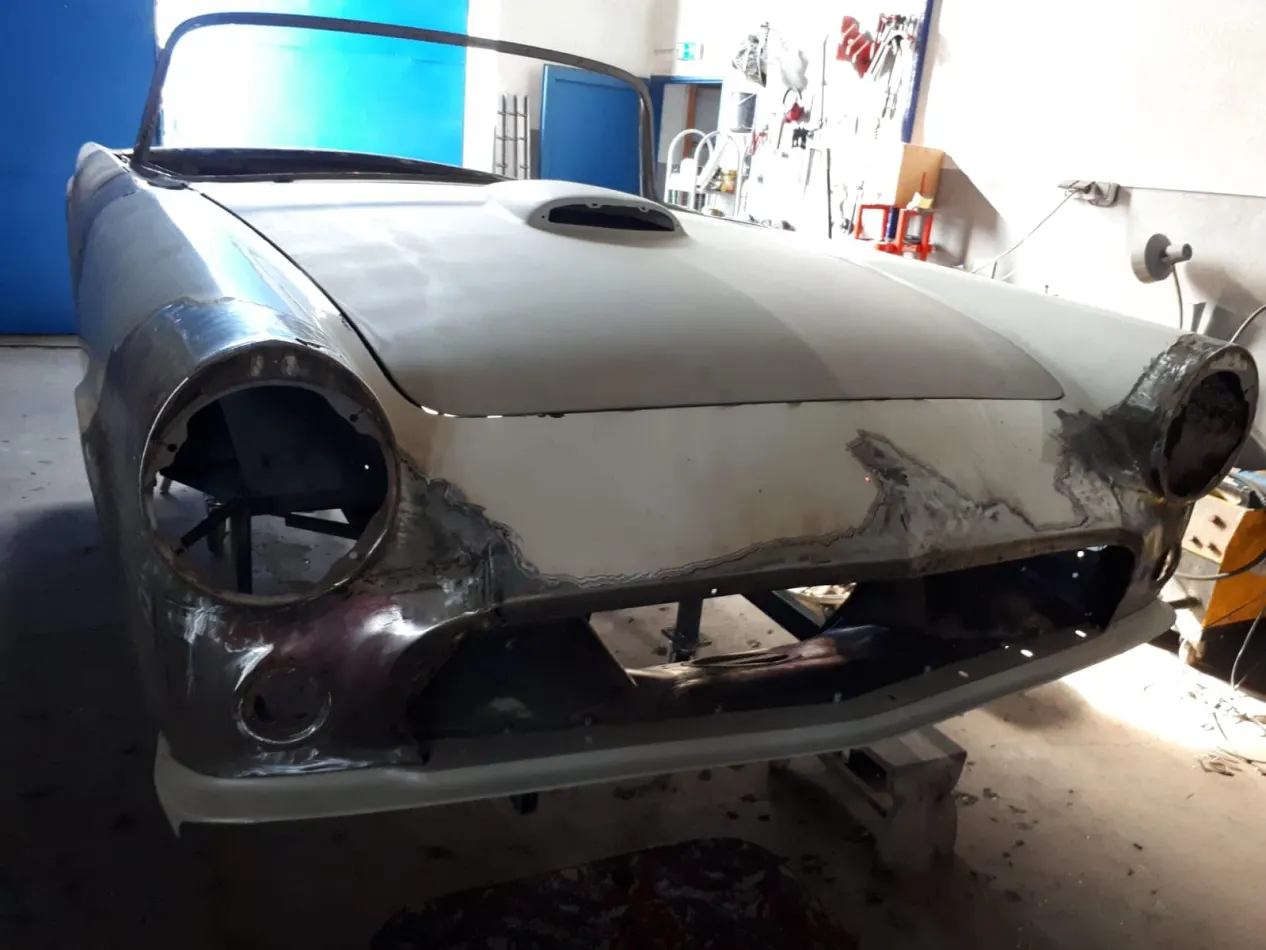 Ford Thunderbird 1955 Restaurierung Detailfoto 5
