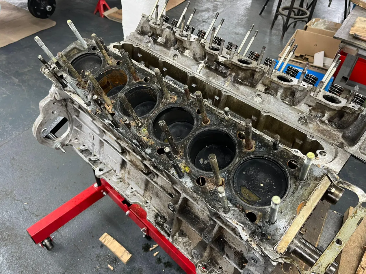 Jaguar E-Type Coupe V12 1971 Restaurierung Projektfoto