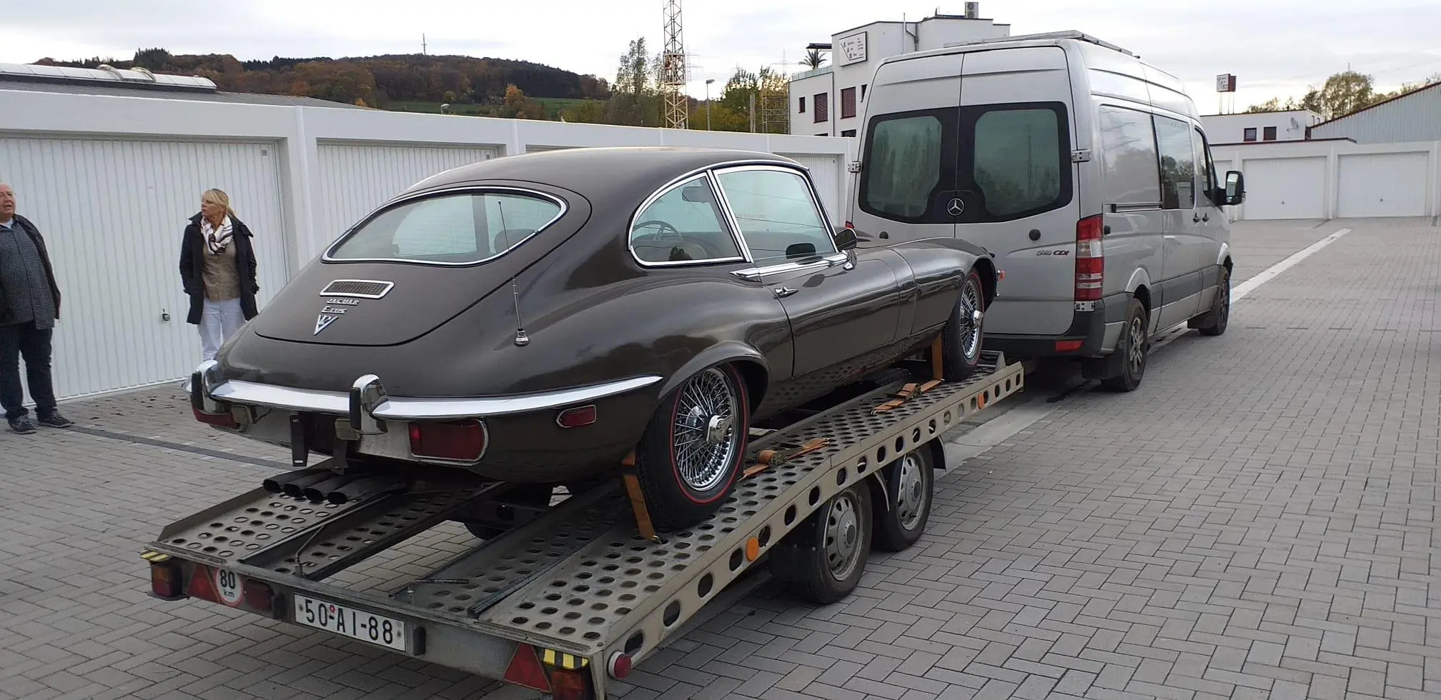 Jaguar E-Type Coupe V12 1971 Restaurierung Detailfoto 8