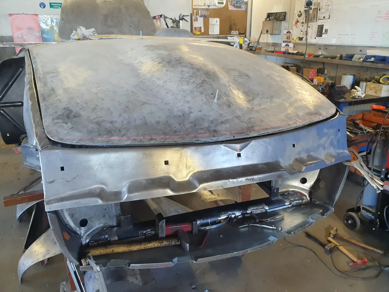 Mercedes 190SL 1960 Restaurierung Detailfoto 7