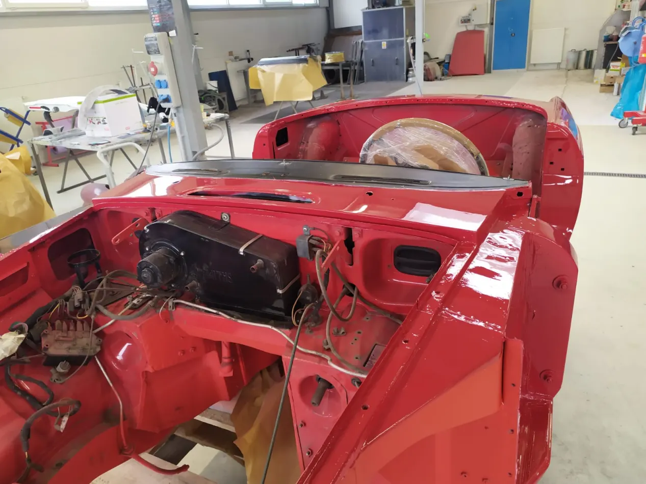 MGB Roadster 1967 Restaurierung Detailfoto 4