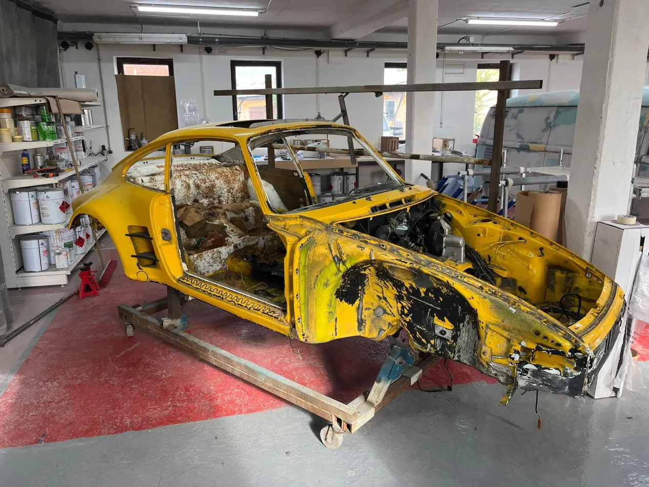Porsche 911 G Turbo 1980 Restaurierung Detailfoto 5