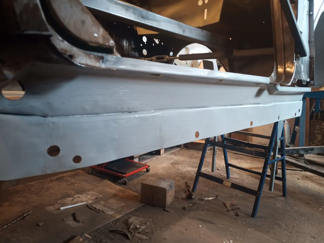 Triumph TR6 Roadster 1970 Restaurierung vor der Restaurierung