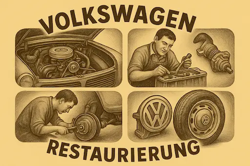 Volkswagen (VW) alkatrészek helyreállítása